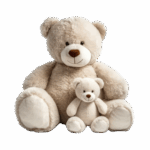 Mom & Baby Soft Teddy